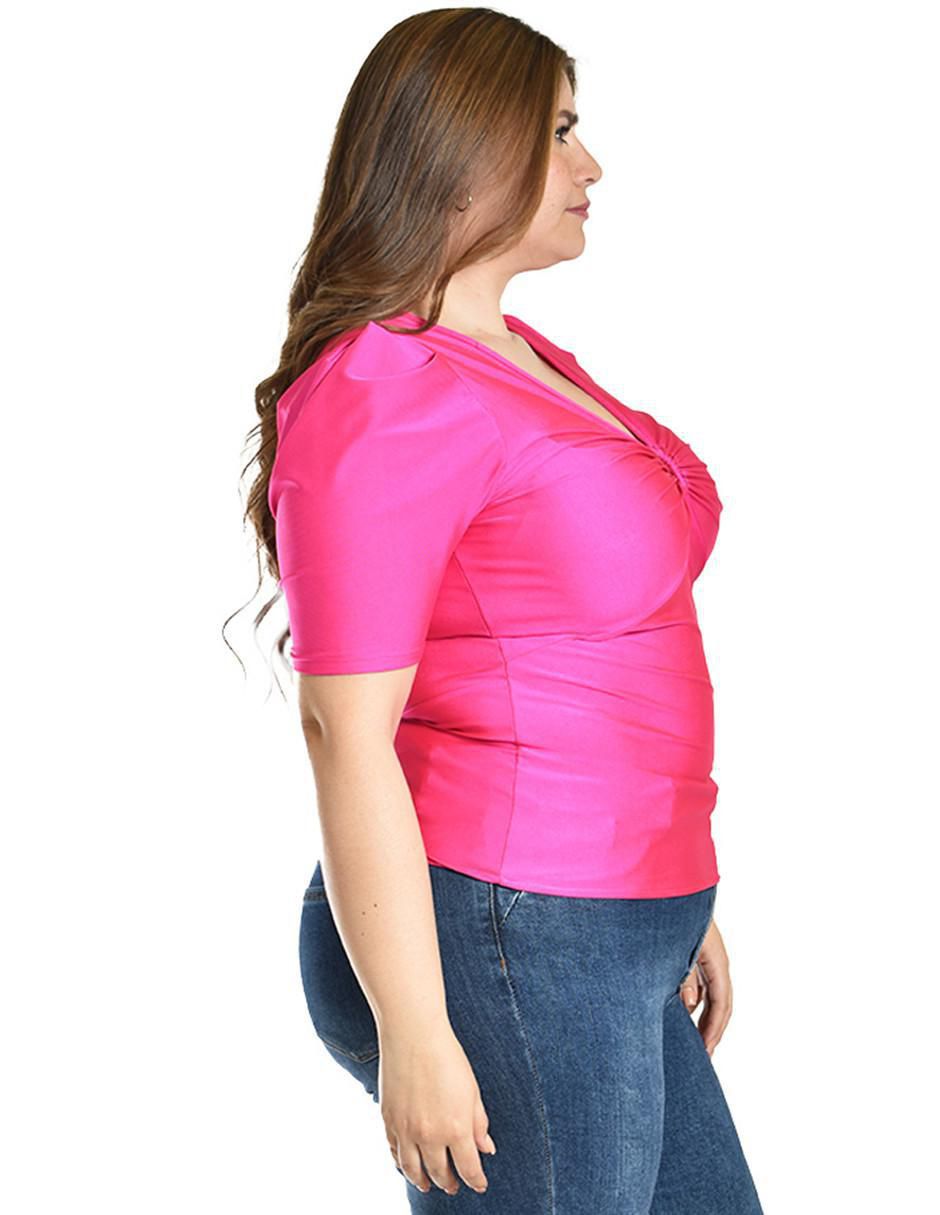 Blusa manga corta para mujer 7