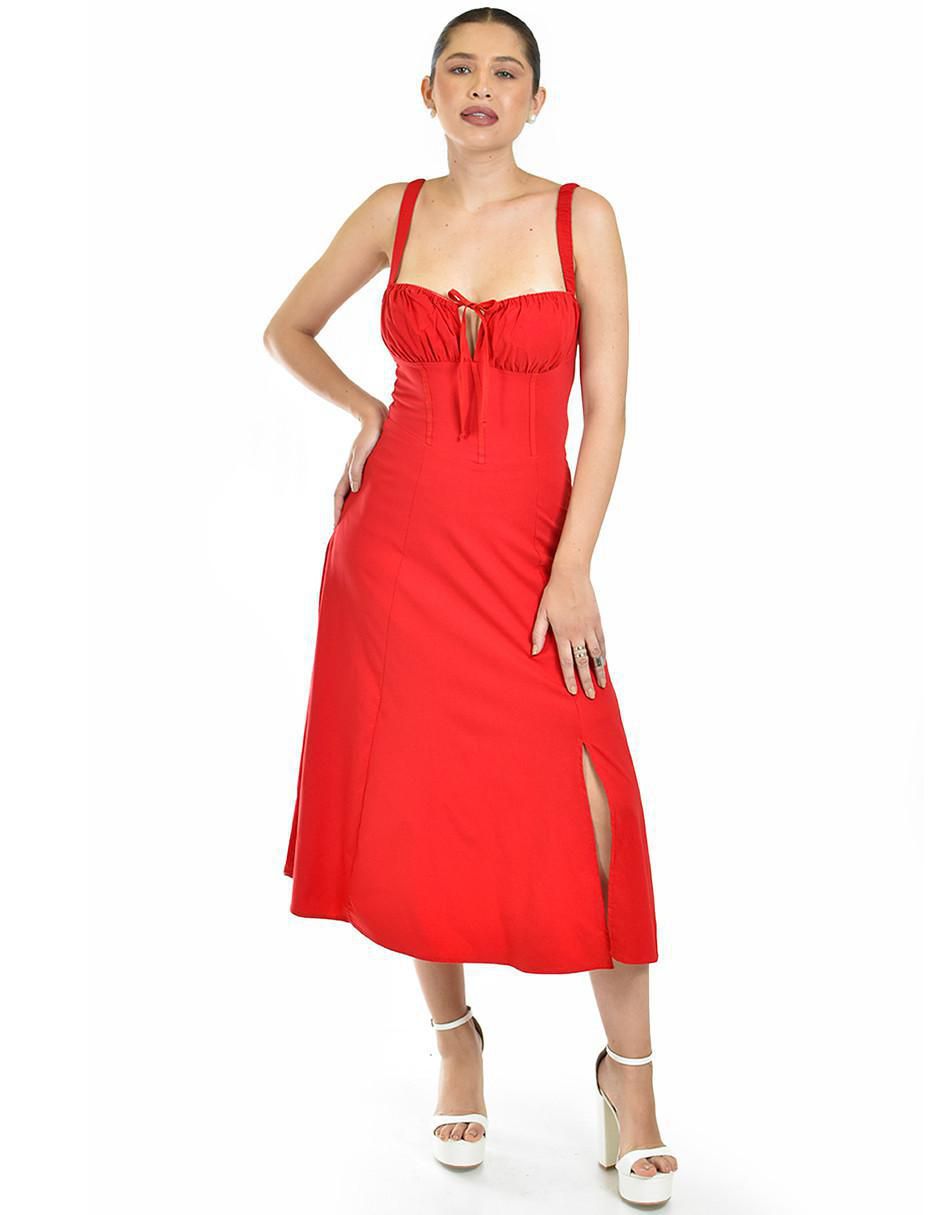 Vestido midi casual para mujer