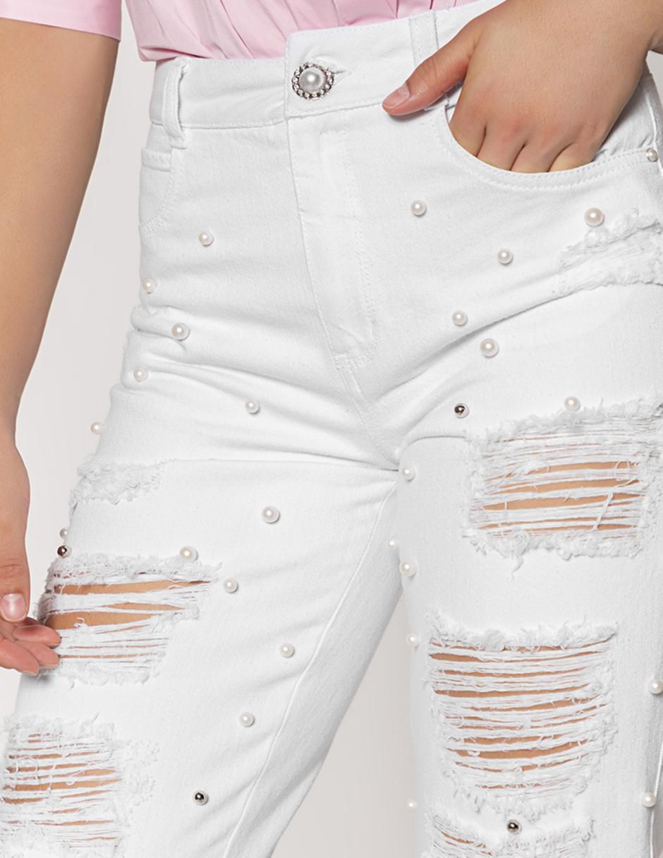 Jeans capri slim s740273m para mujer 4
