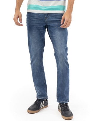 Jeans slim Quarry deslavado para hombre