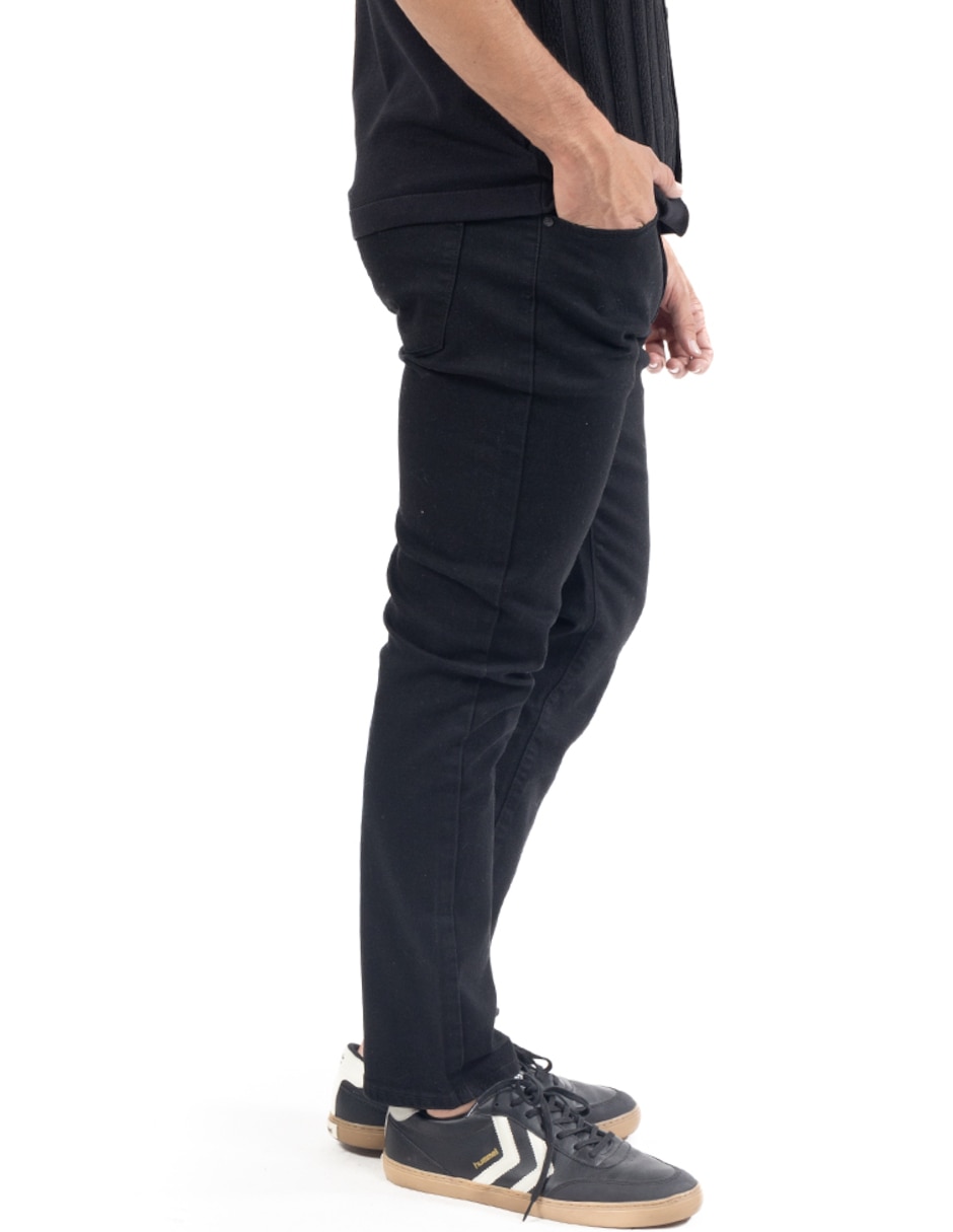 Jeans slim deslavado para hombre 4