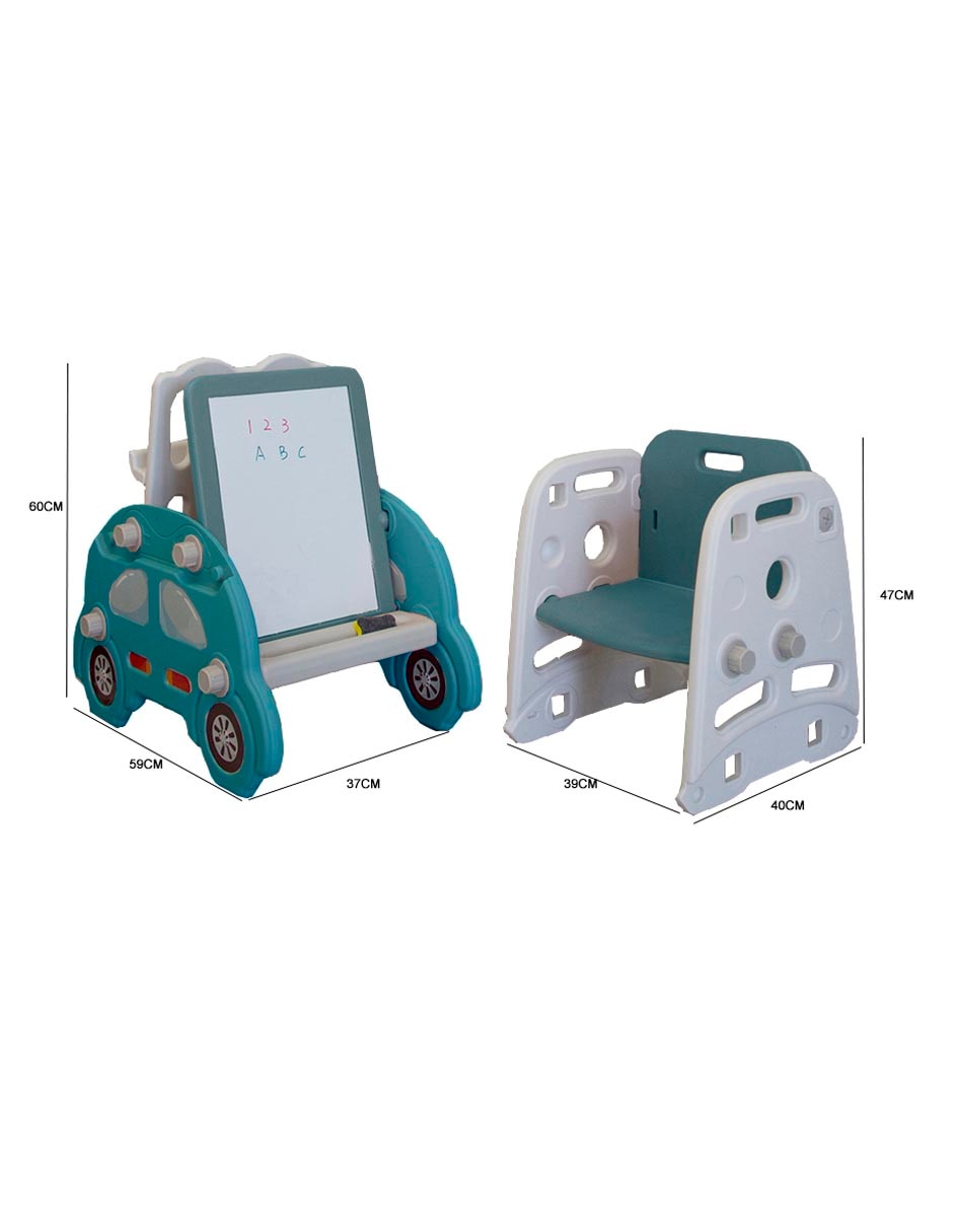 Juego de mesa y silla para niños Tiita 3 en 1 Babies R Us juego arte y manualidades infantil unisex