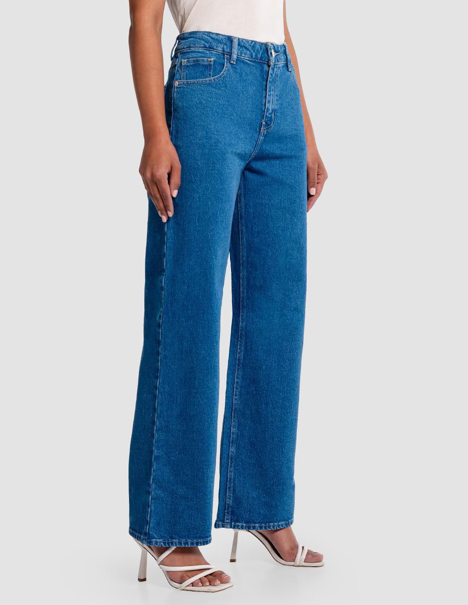Jeans relaxed baggy para mujer 5