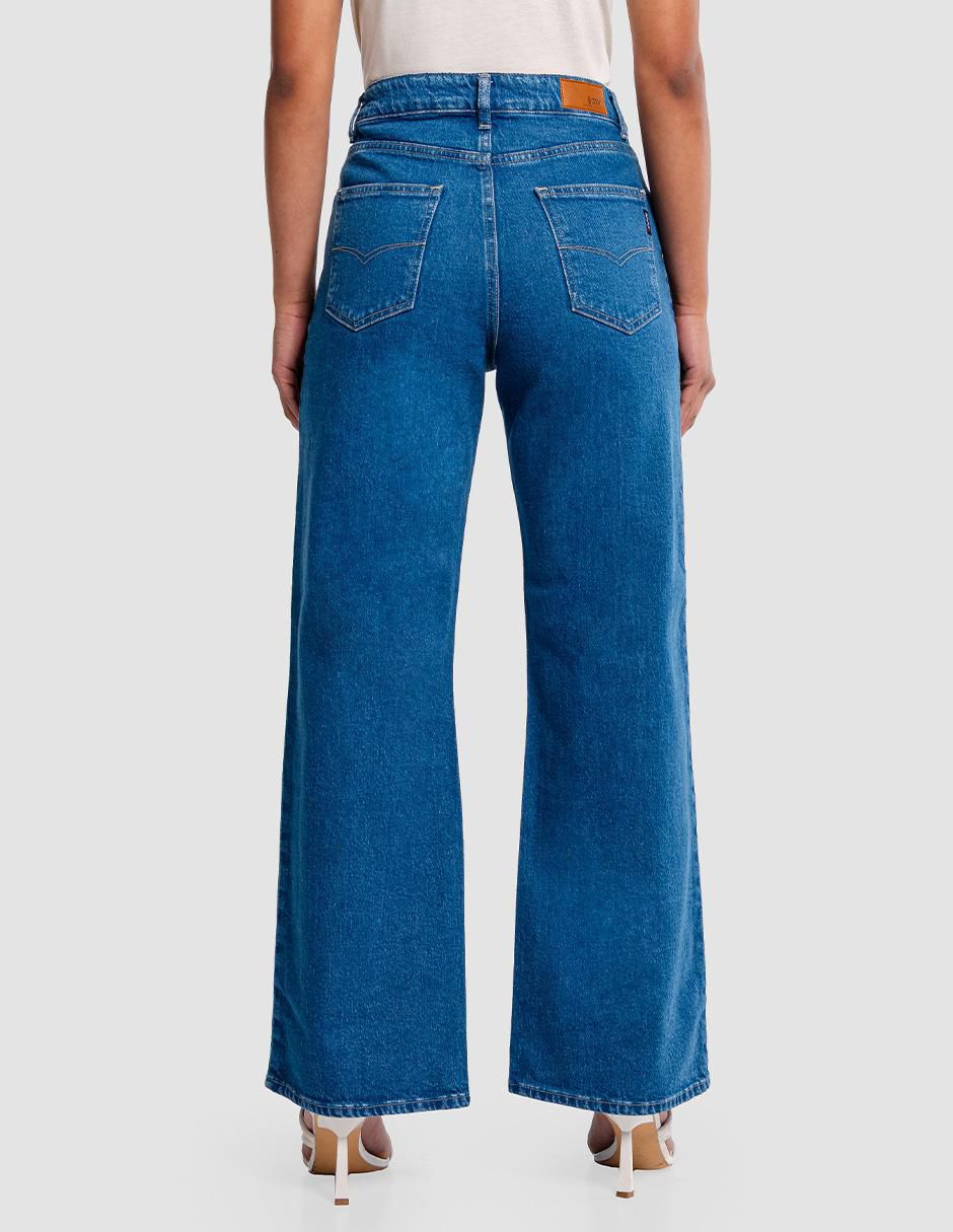 Jeans relaxed baggy para mujer 4