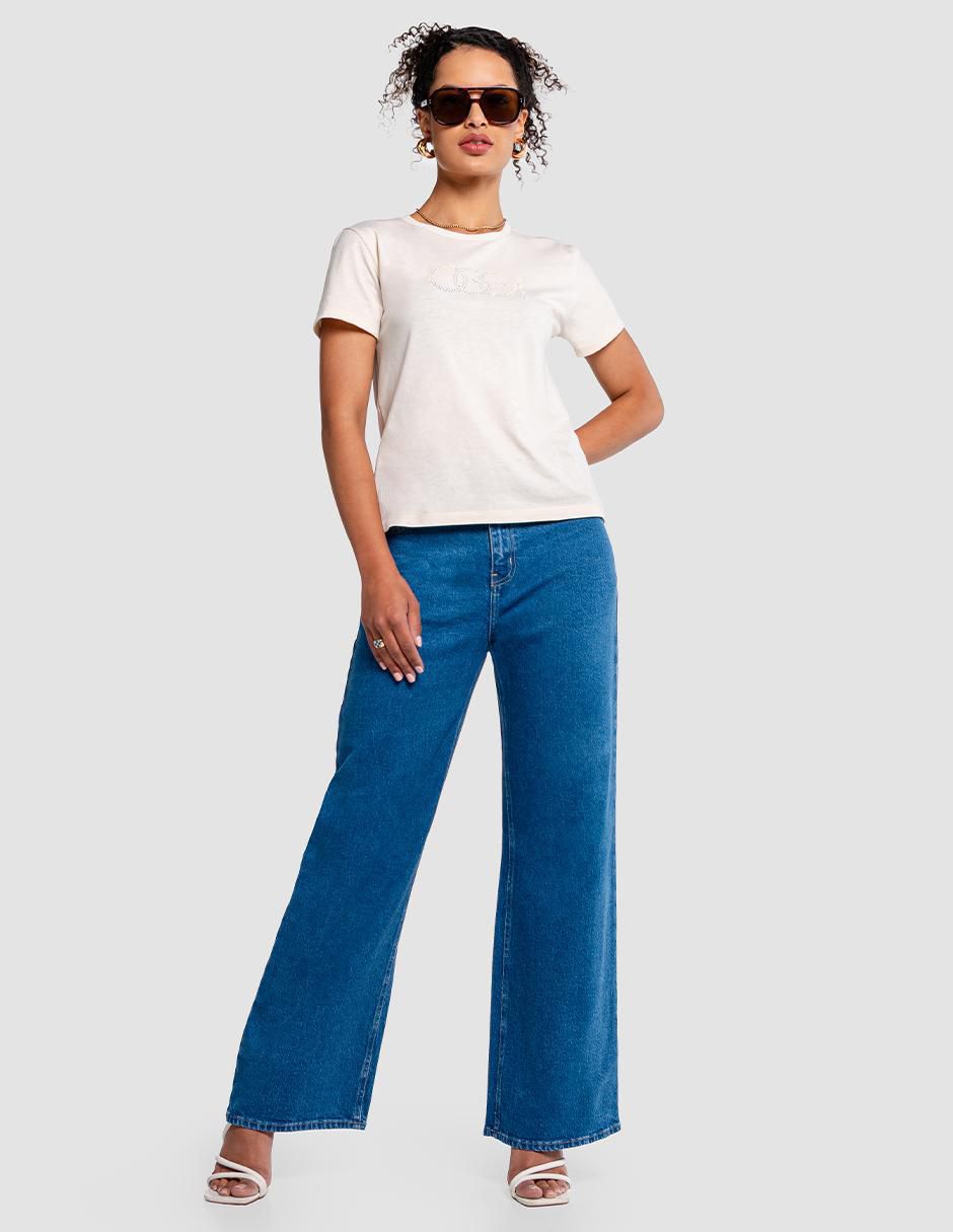 Jeans relaxed baggy para mujer 6