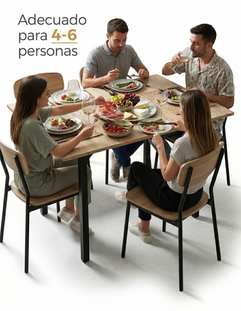 Mesa de comedor extensible armable Gomyhome