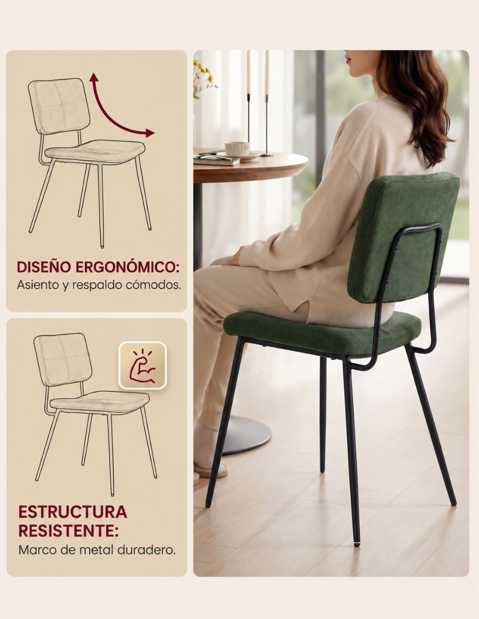 Set de sillas 2 piezas 2