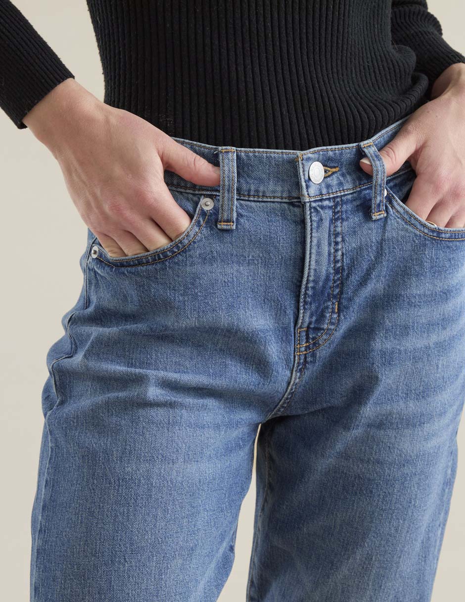 Jeans straight para mujer