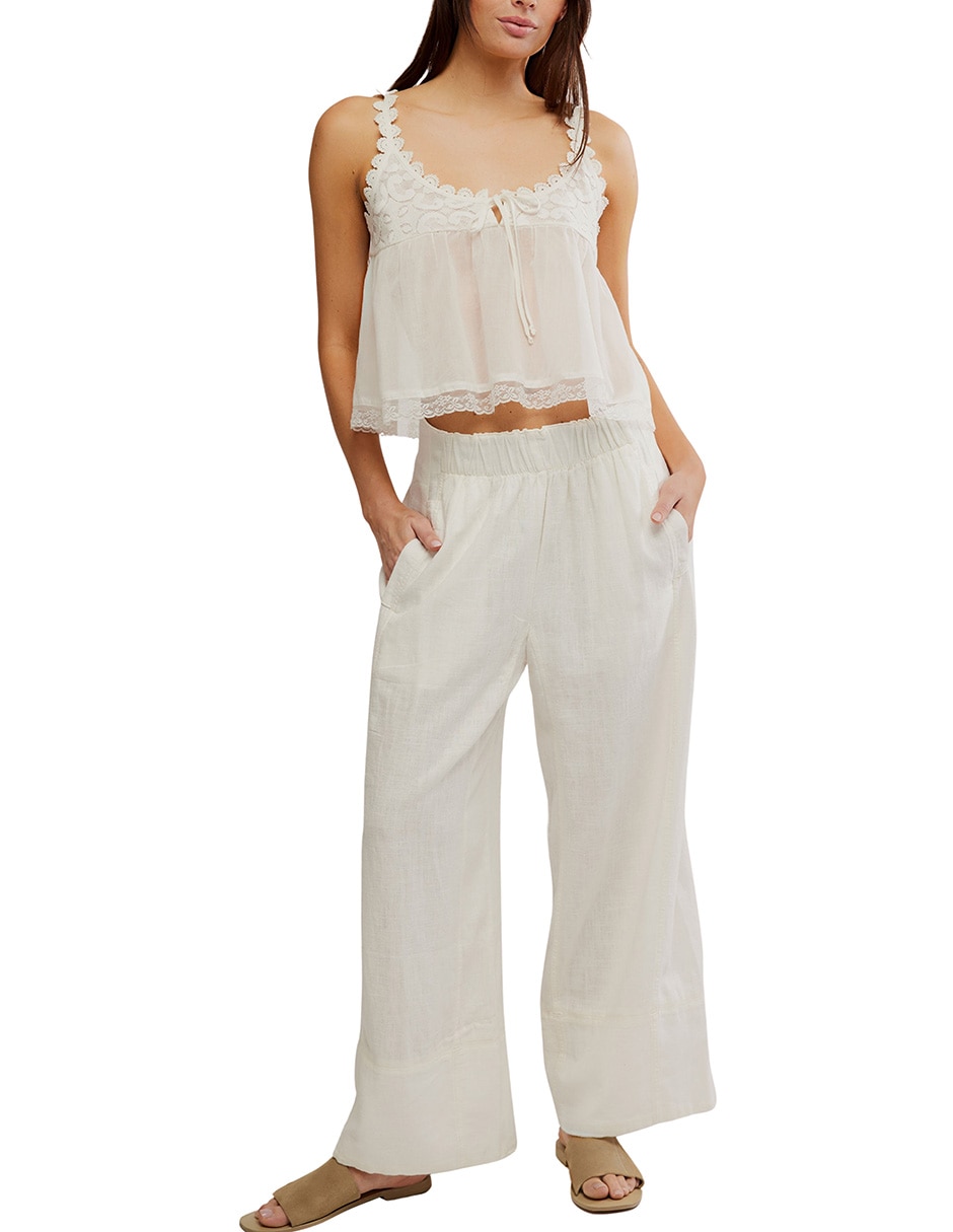 Pantalón relaxed Free People amplio para mujer