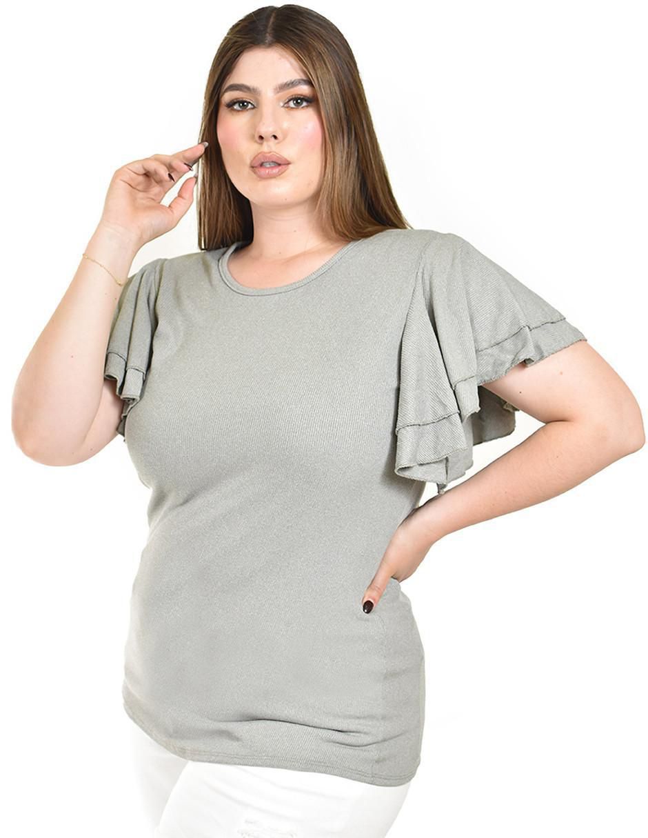 Blusa manga corta para mujer 6