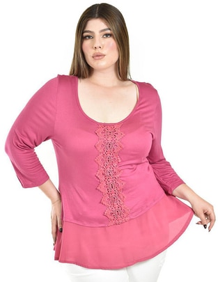 Blusa manga 3/4 para mujer 1