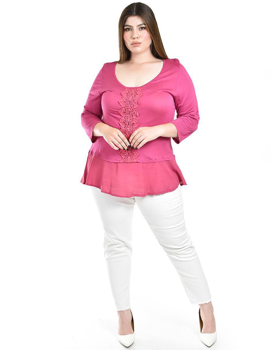 Blusa manga 3/4 para mujer 8
