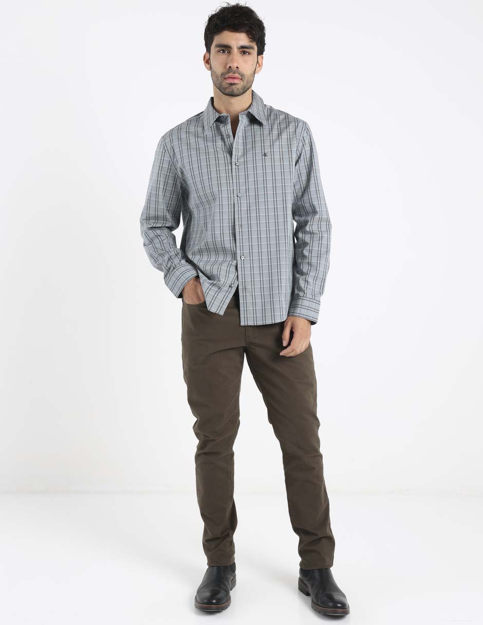 Pantalón slim Kenneth Cole de algodón para hombre