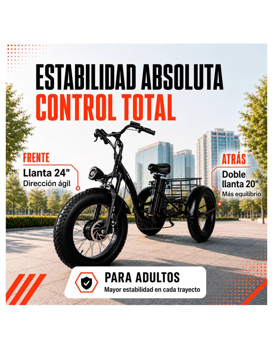 Tricicleta rodada 24 4