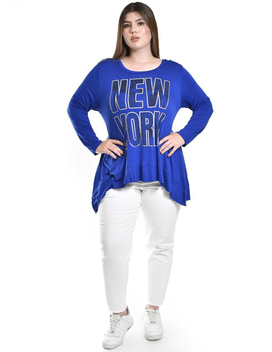 Blusa manga larga para mujer 8