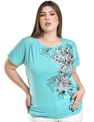 Blusa manga corta para mujer 1
