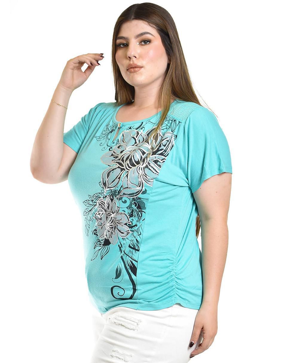 Blusa manga corta para mujer 6