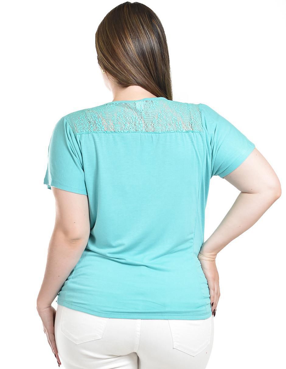 Blusa manga corta para mujer 7