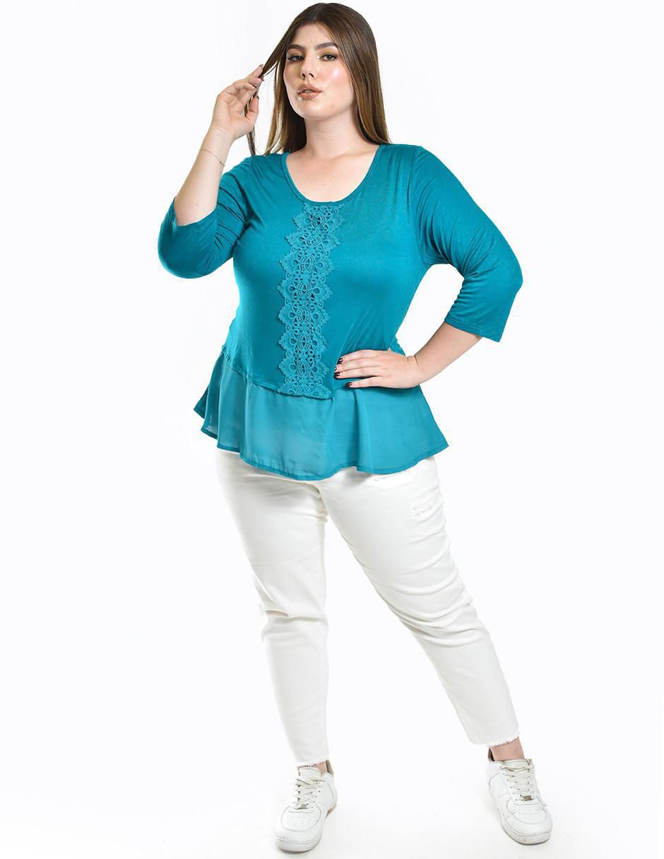 Blusa manga 3/4 para mujer 8
