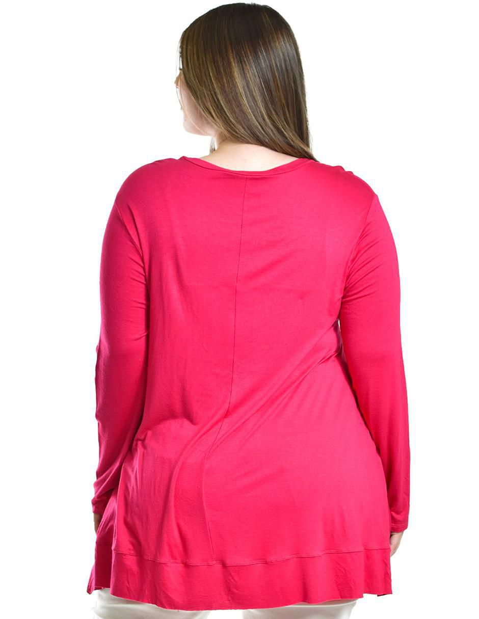 Blusa manga larga para mujer