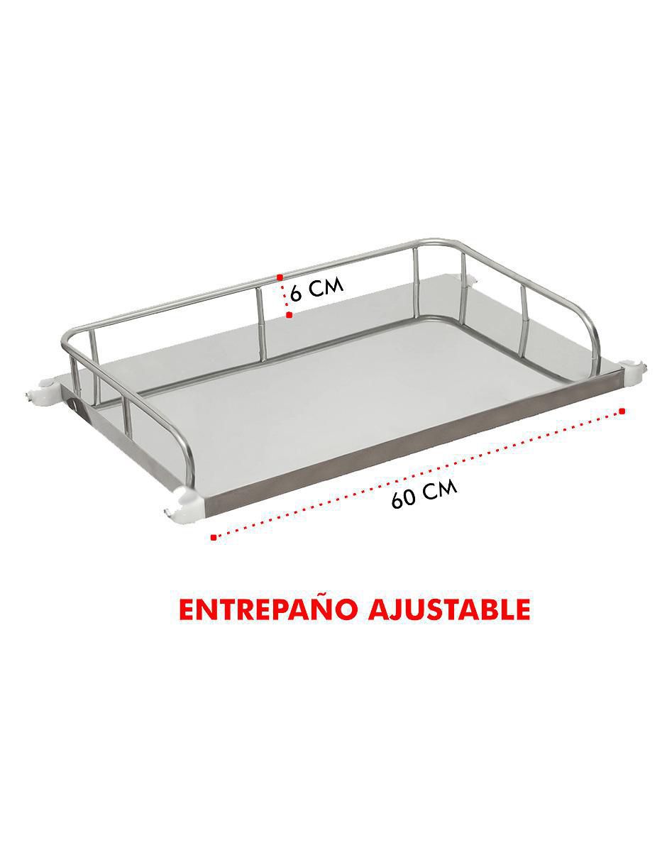 Carro de servicio acero inoxidable 3