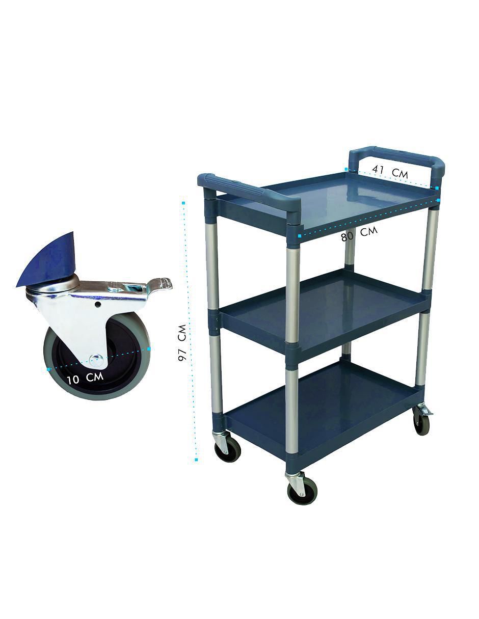 Carro de servicio plástico 7