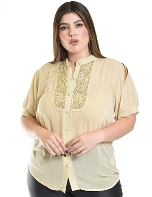 Blusa manga corta para mujer 1