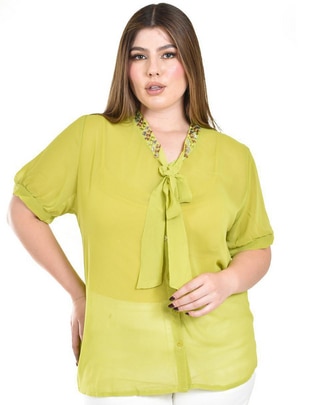 Blusa manga corta para mujer