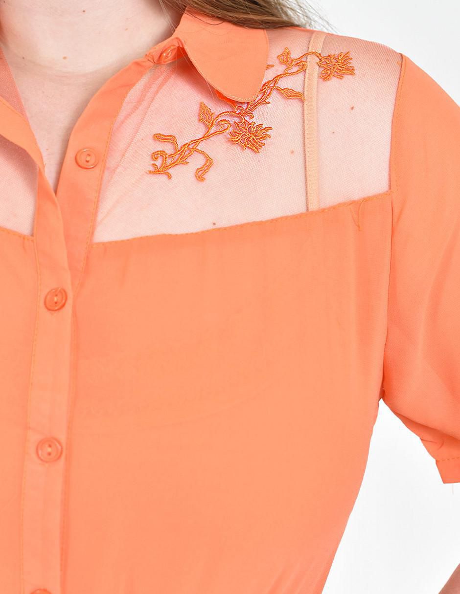 Blusa manga corta para mujer 9
