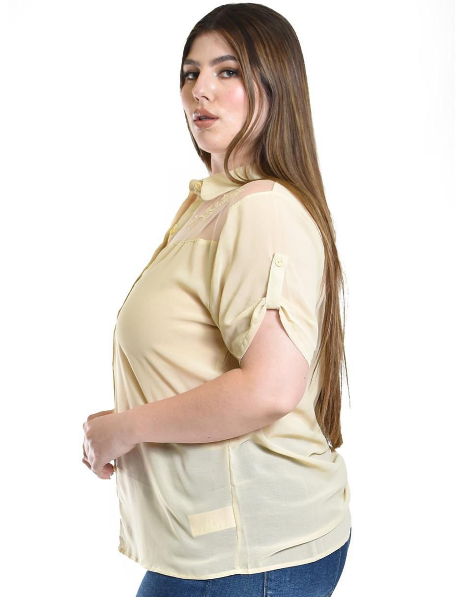 Blusa manga corta para mujer 6