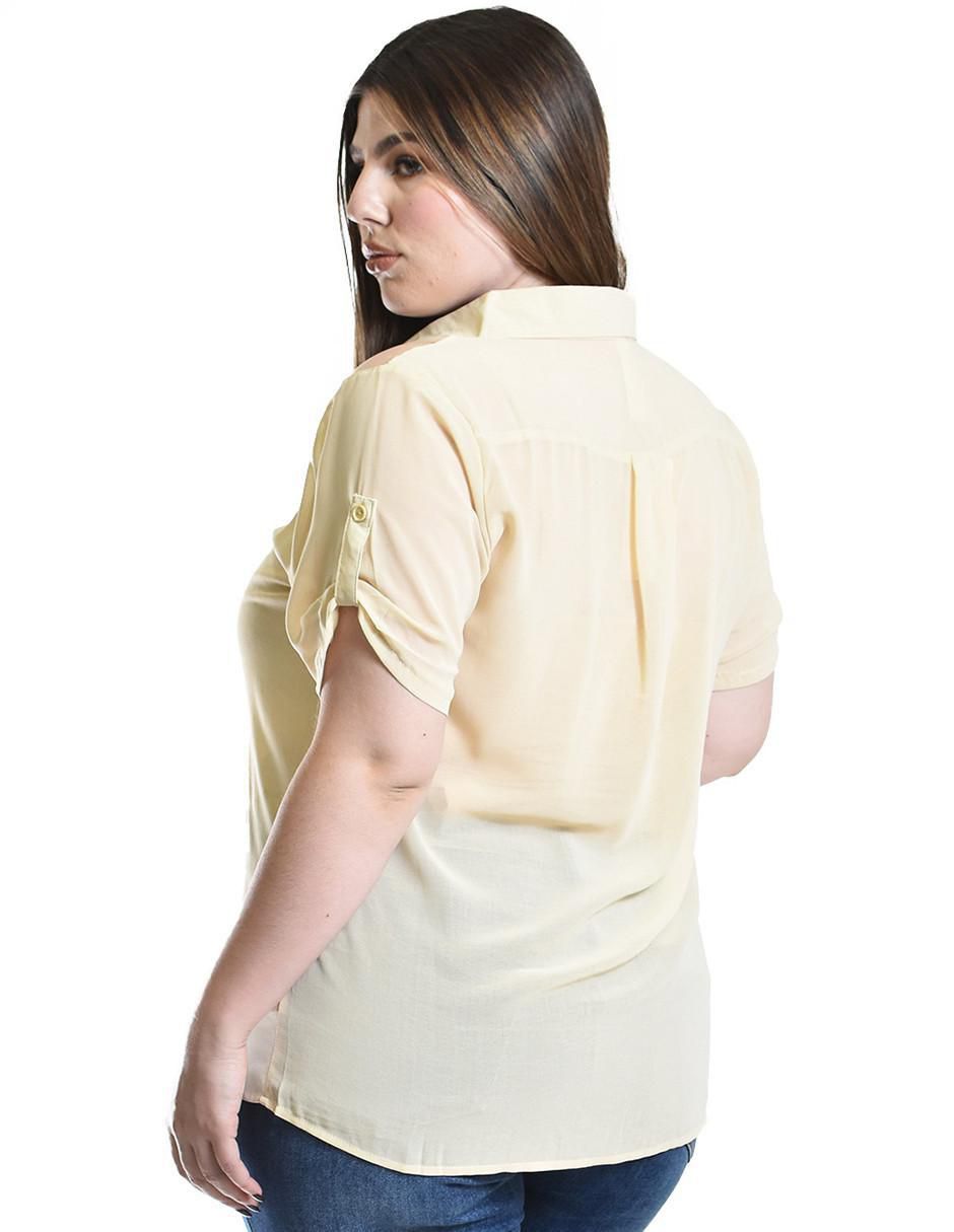 Blusa manga corta para mujer 7