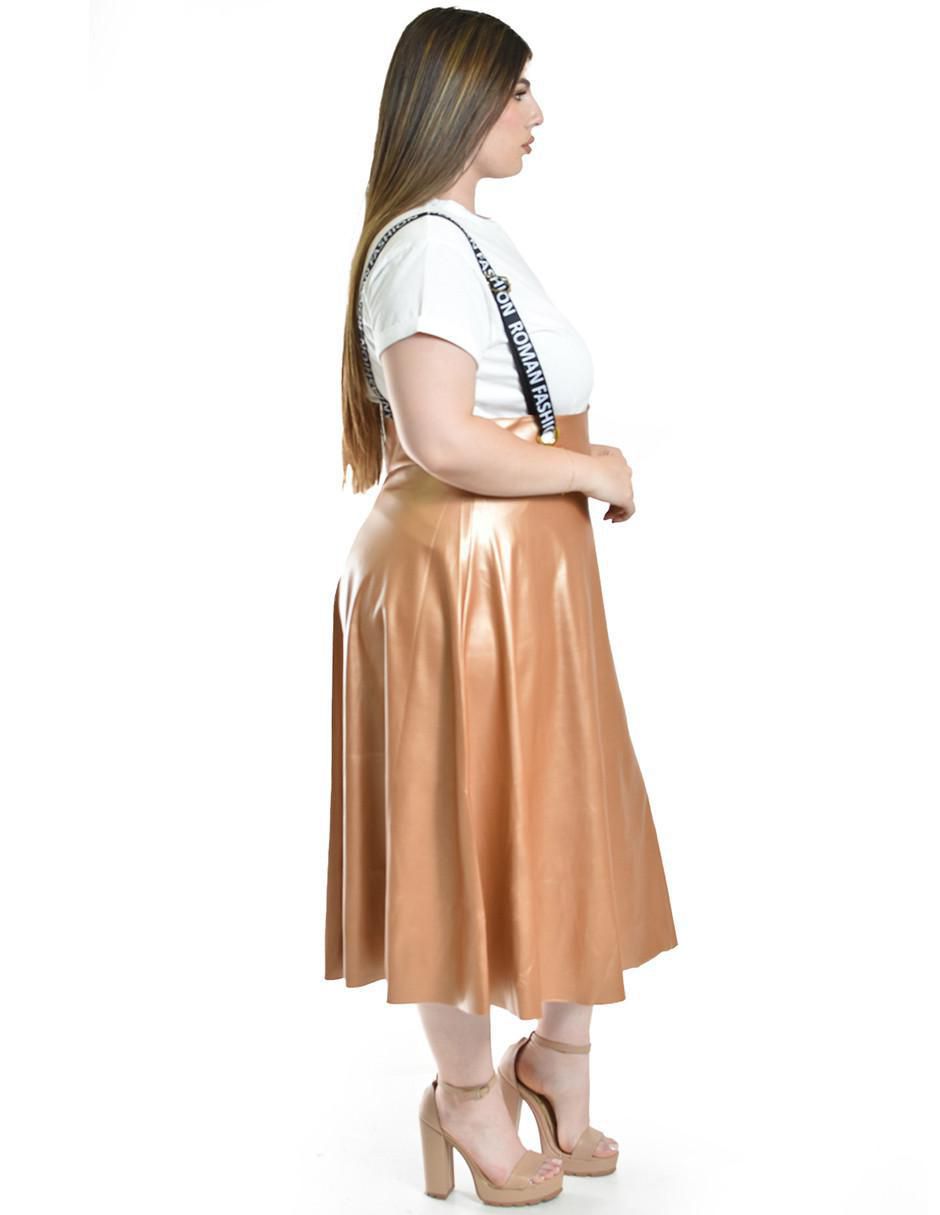 Falda midi cintura alta 5
