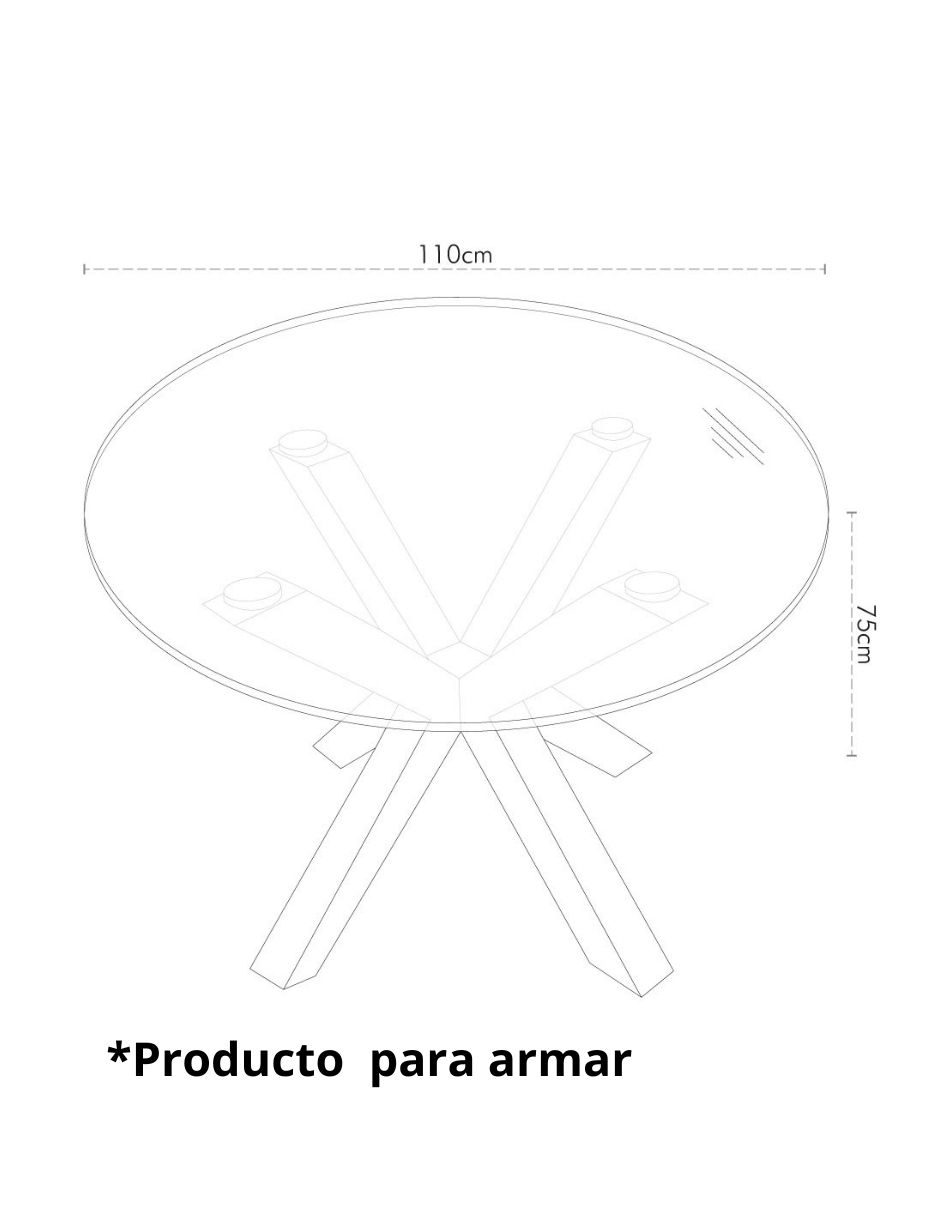 Mesa de comedor armable brasov 6