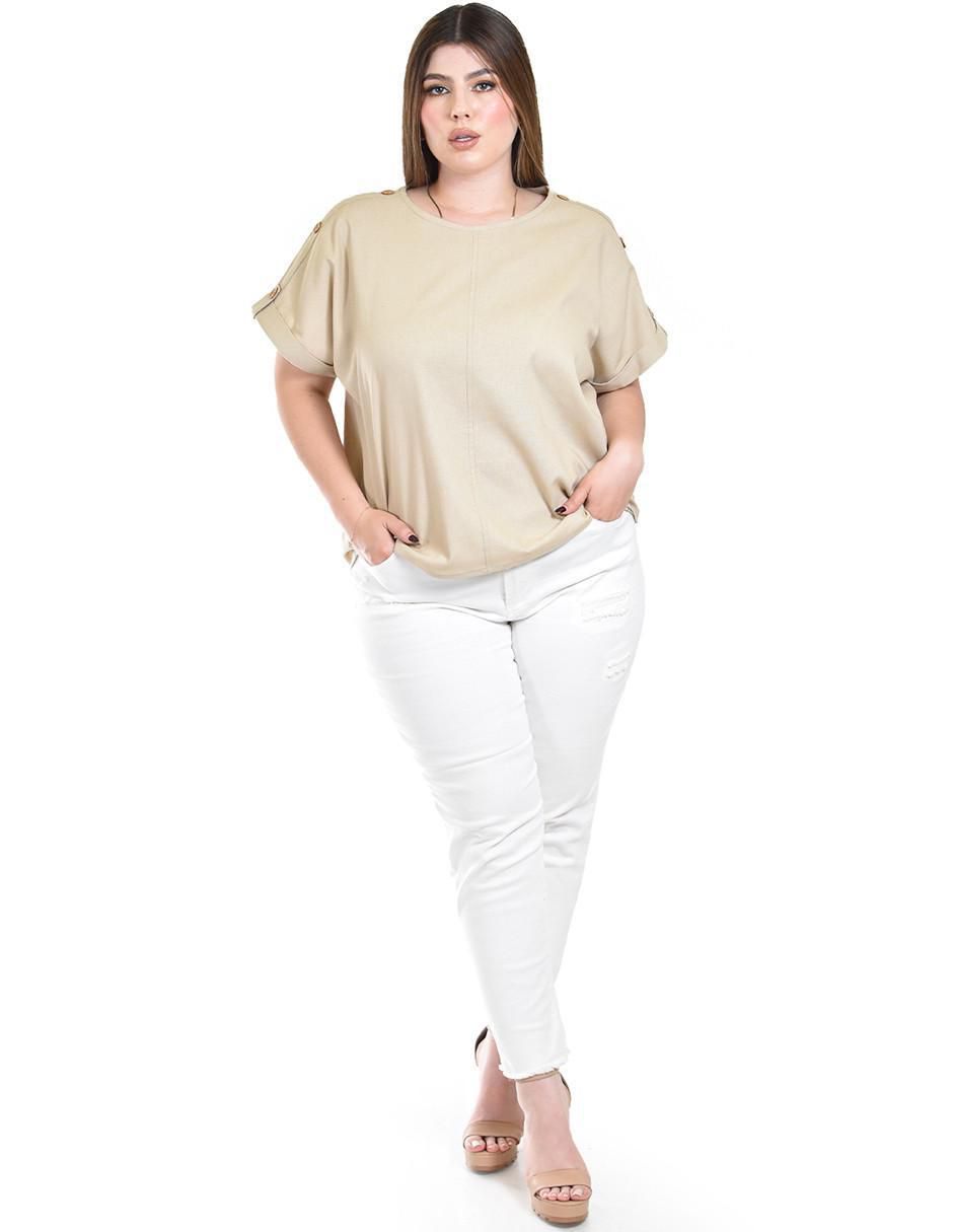 Blusa manga corta para mujer 10
