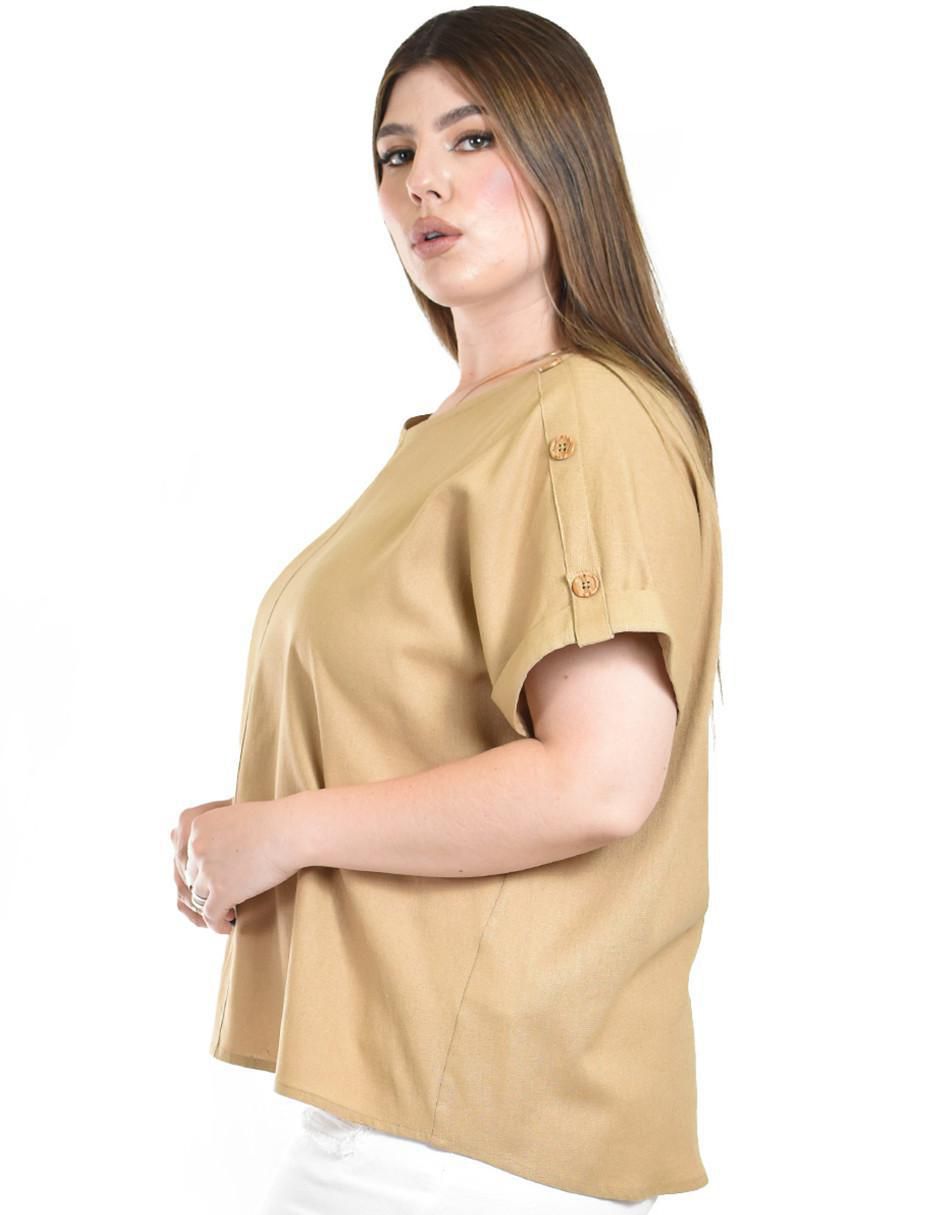 Blusa manga corta para mujer 7
