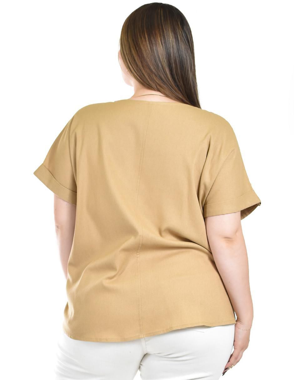 Blusa manga corta para mujer 8