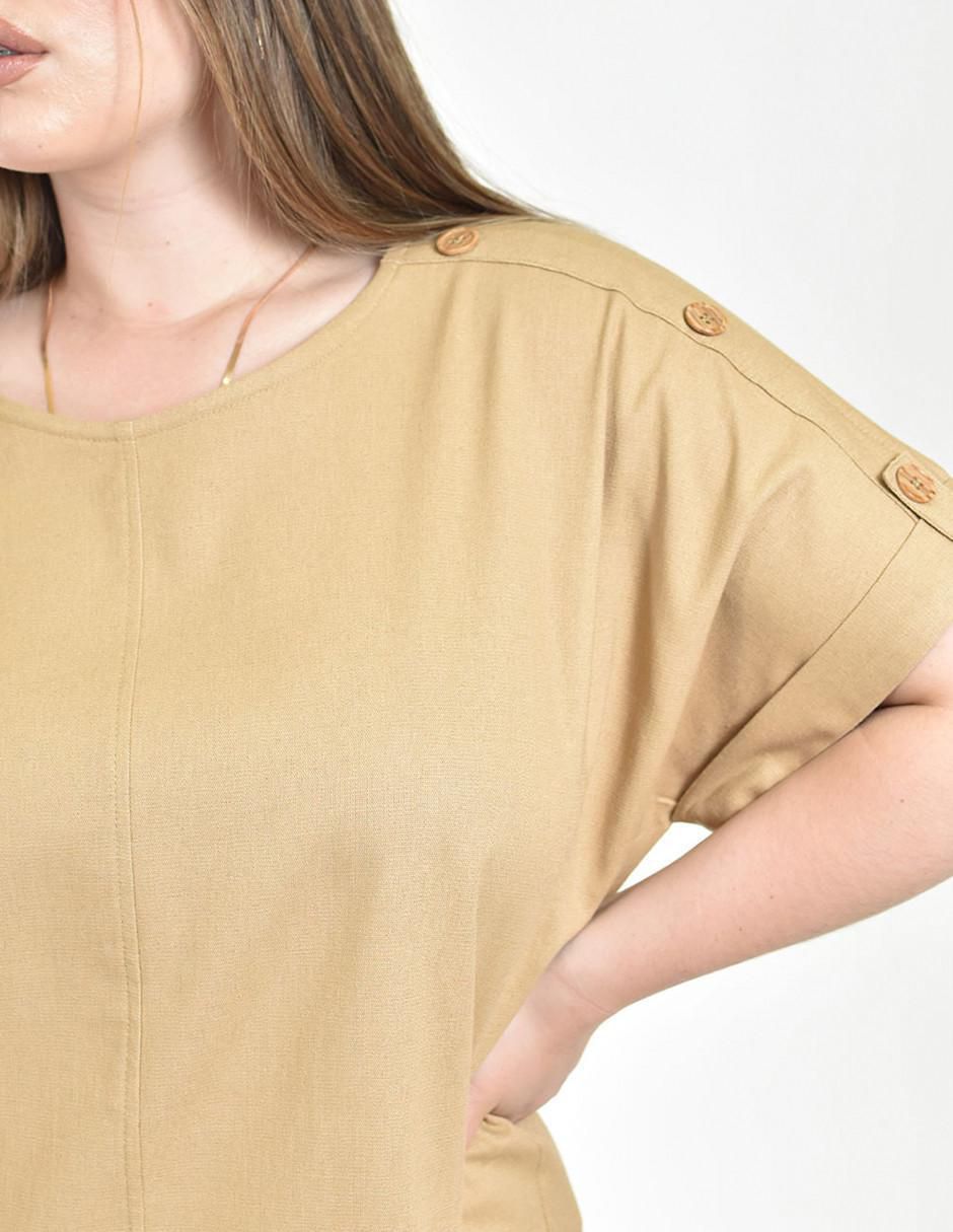 Blusa manga corta para mujer 9