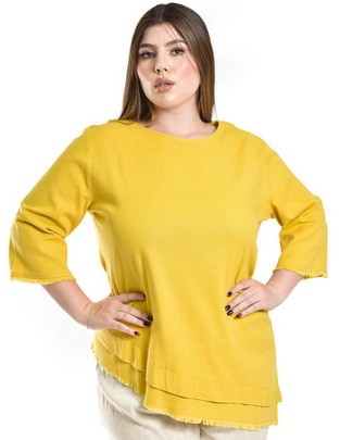 Blusa Roman Fashion manga 3/4 para mujer