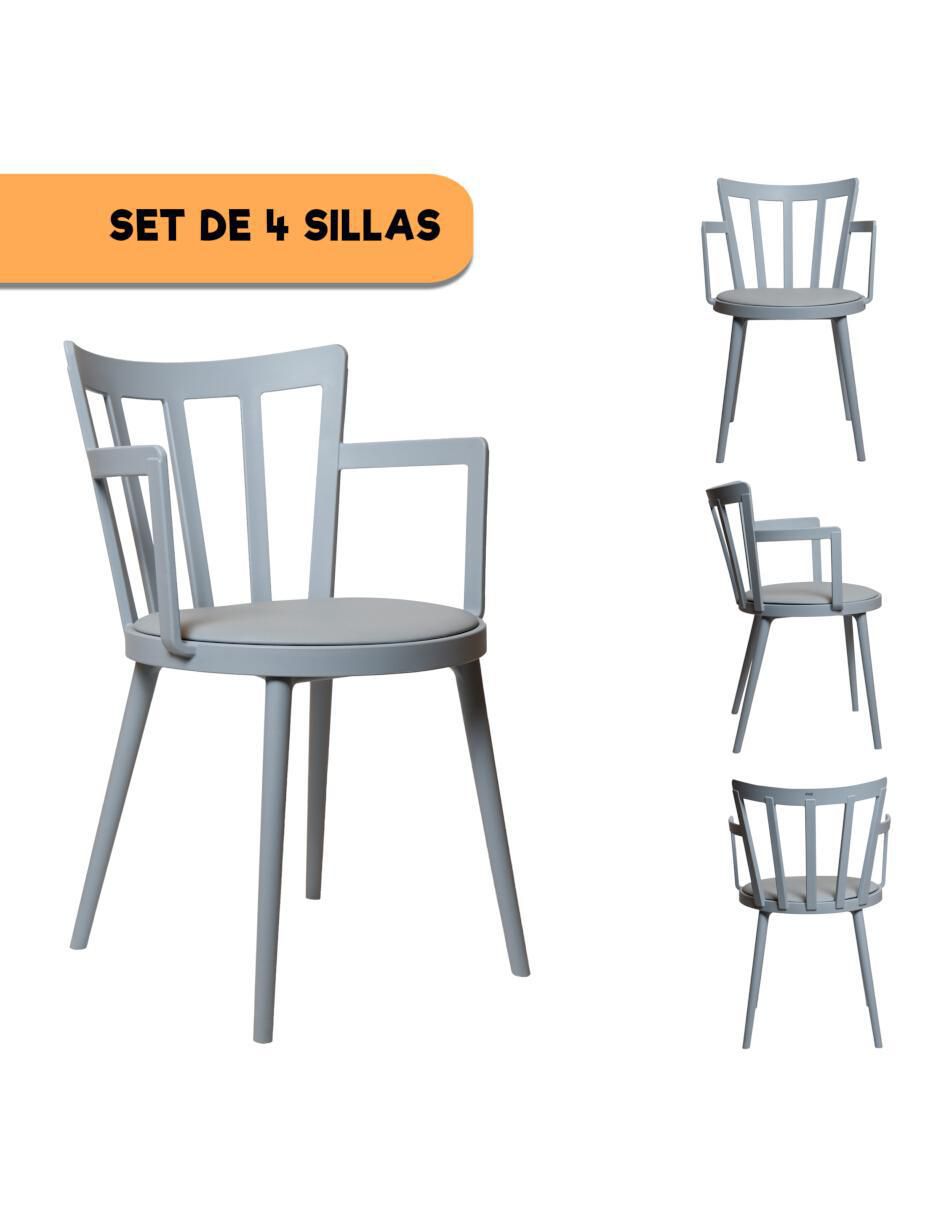 Juego de sillas 4 piezas 7