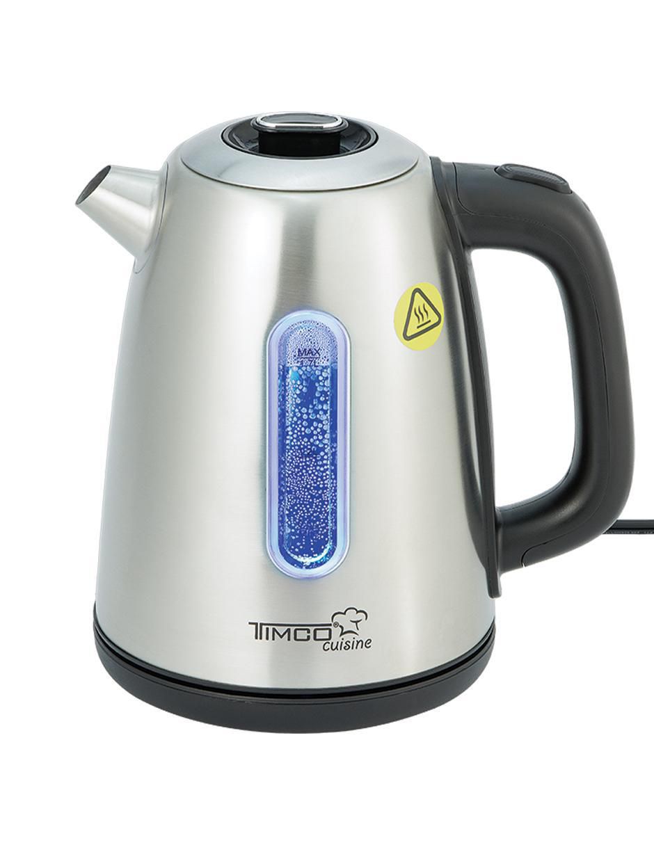 TETERA JE8701R TIMCO, 1.7 L, PLATEADO