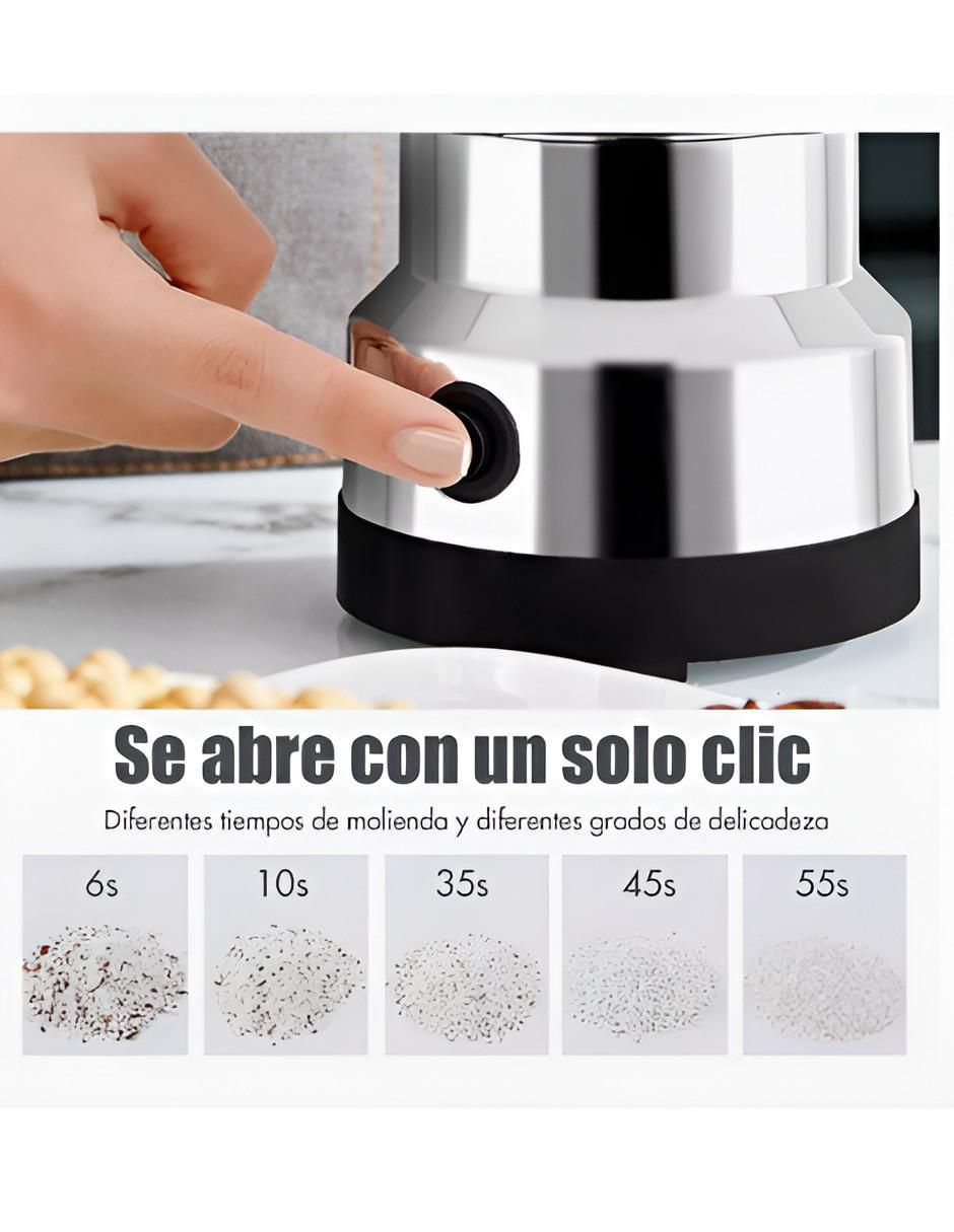 MOLINO P/ESPECIAS ELÉC XTLLA, PLATEADOA