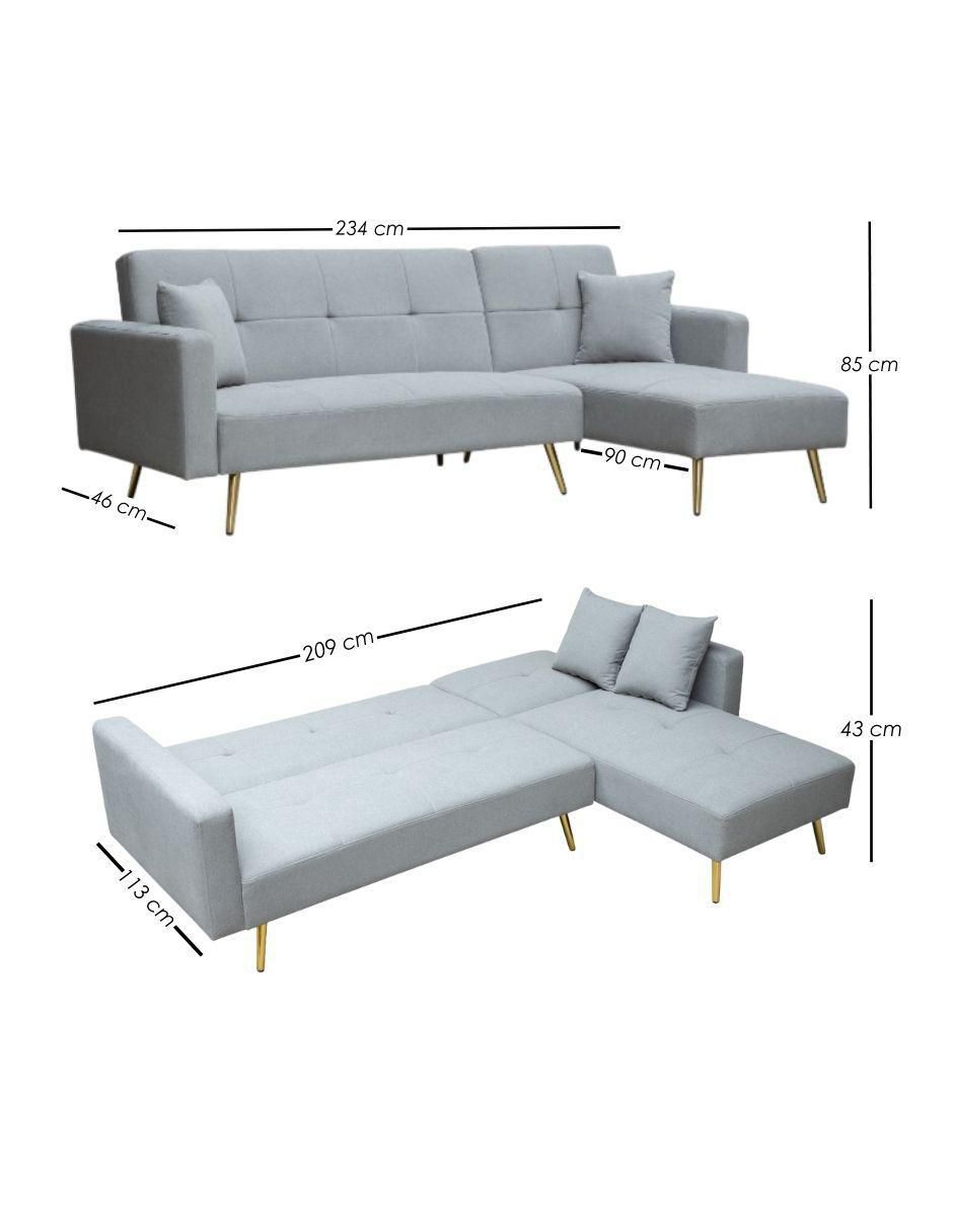 Sofá 4 plazas L 8