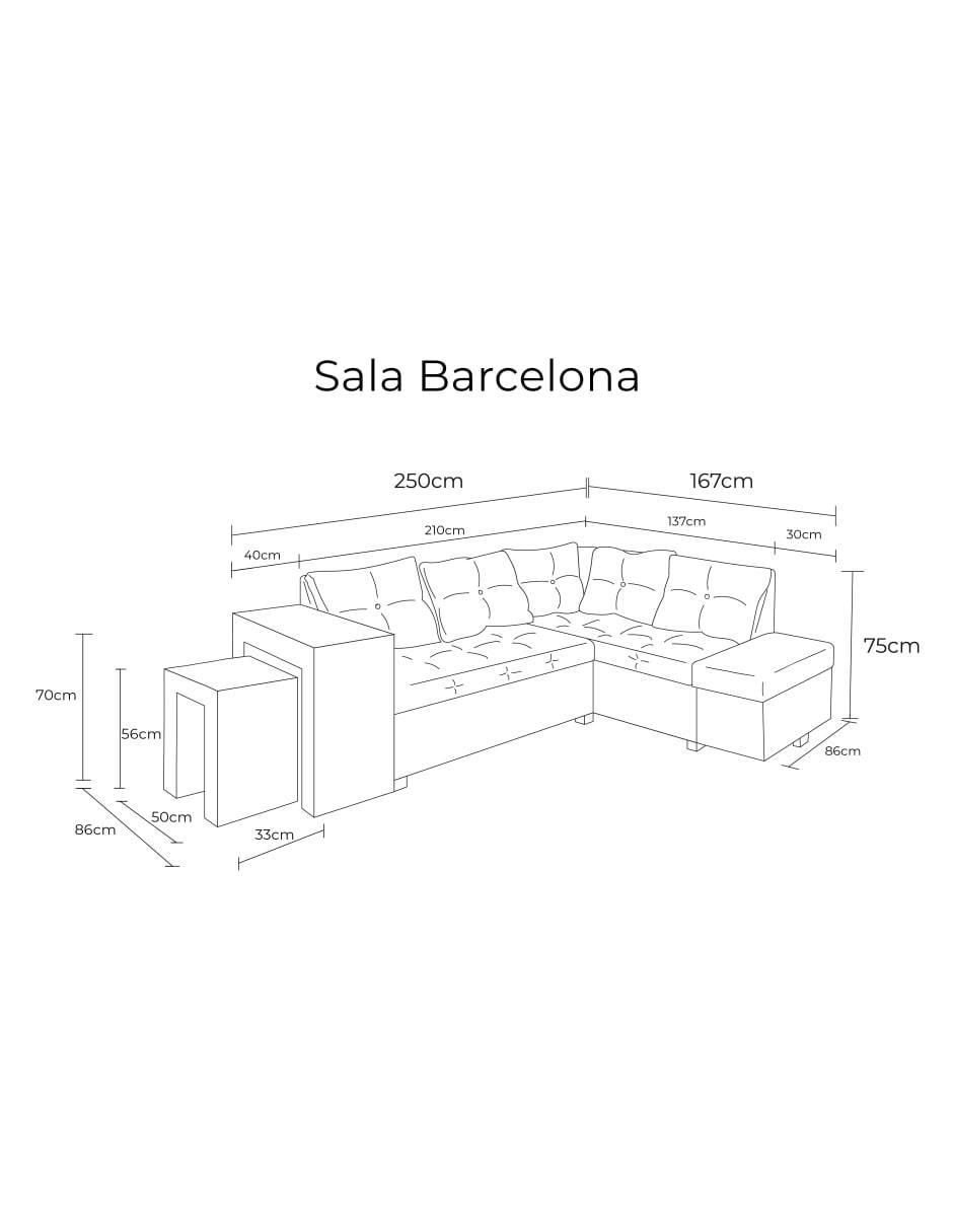 Sala modular de madera pino 7