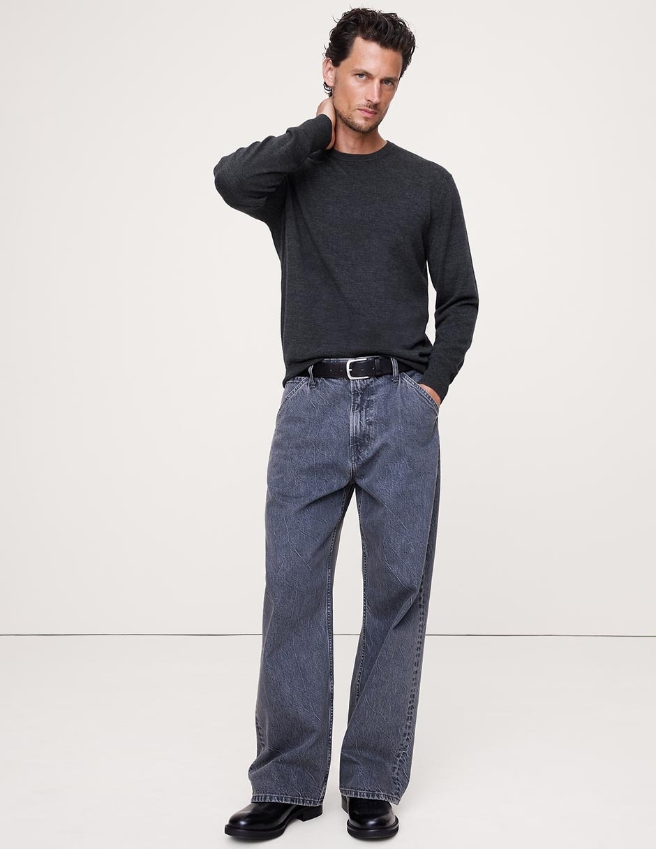 Suéter cuello redondo para hombre Suéter cuello redondo para hombre