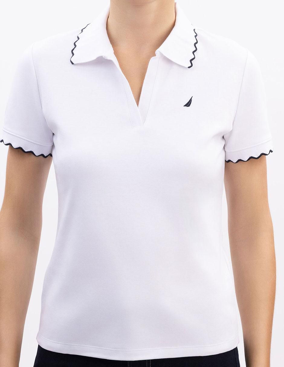 Playera tipo polo para mujer 7