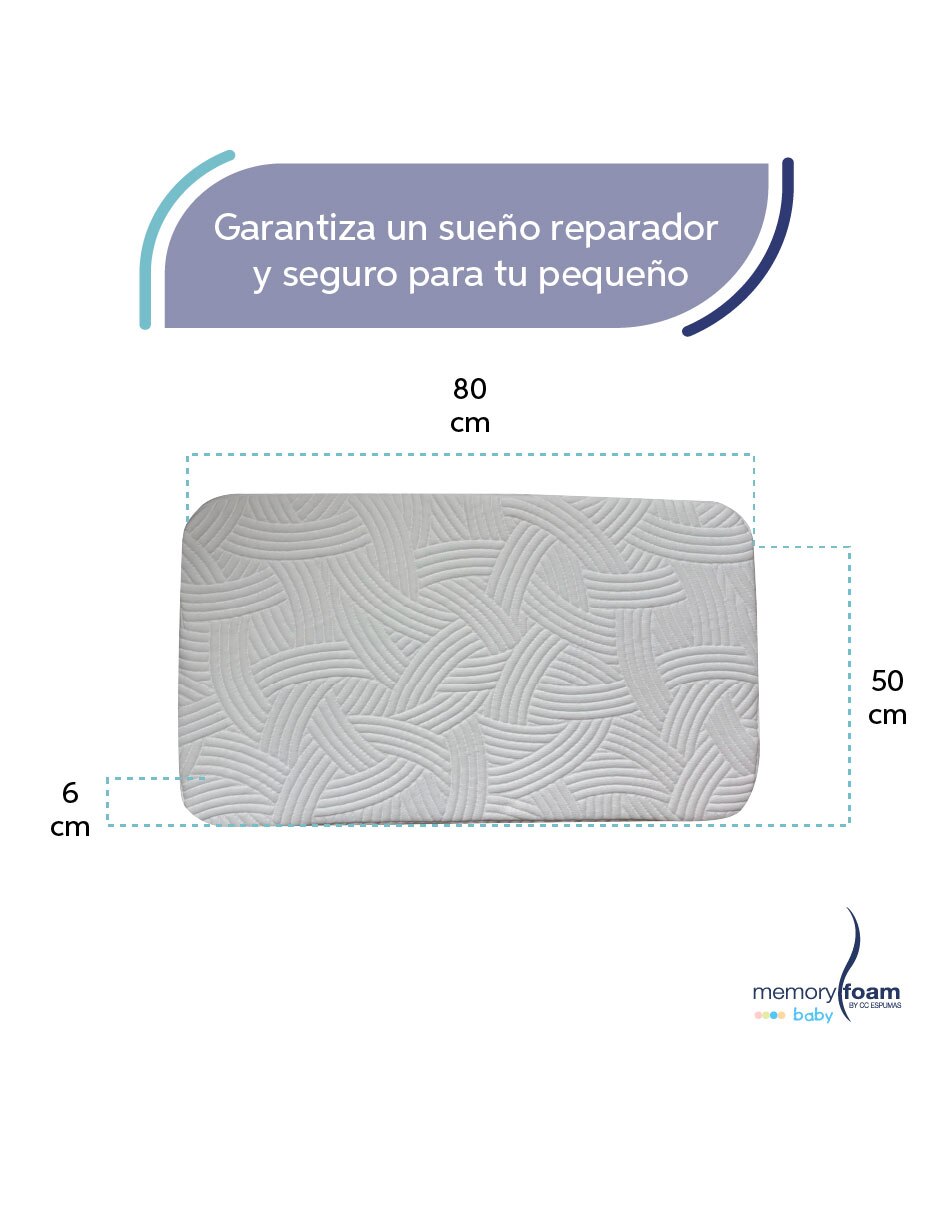 Colchón para cuna confort medio 10
