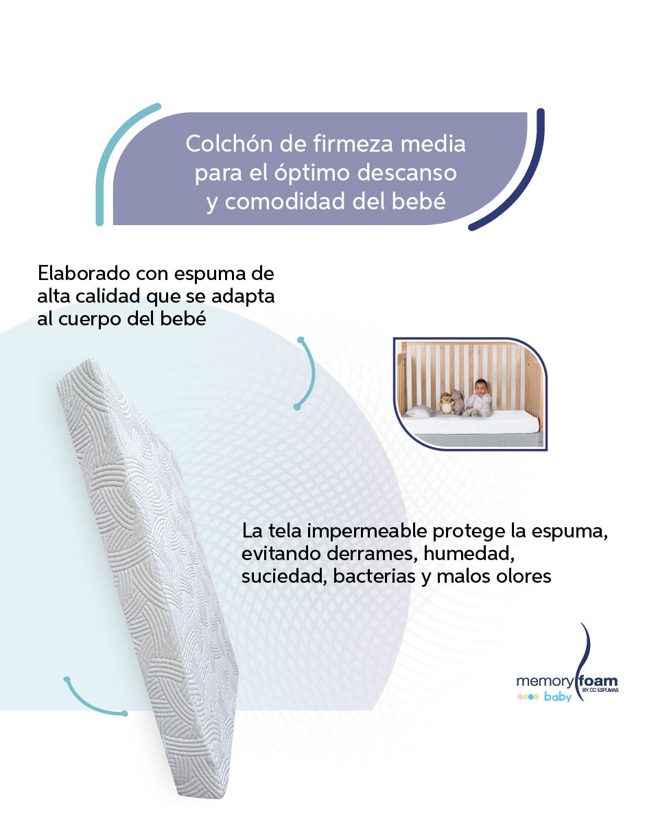 Colchón para cuna confort medio