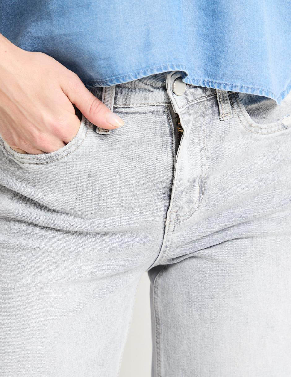 Jeans relaxed wide leg para mujer 2