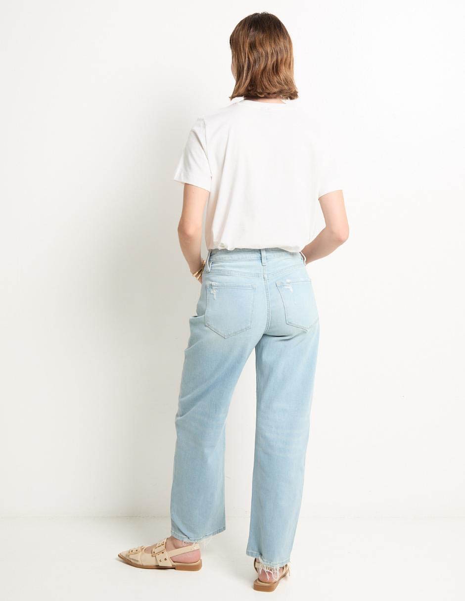 Jeans amplio para mujer 4
