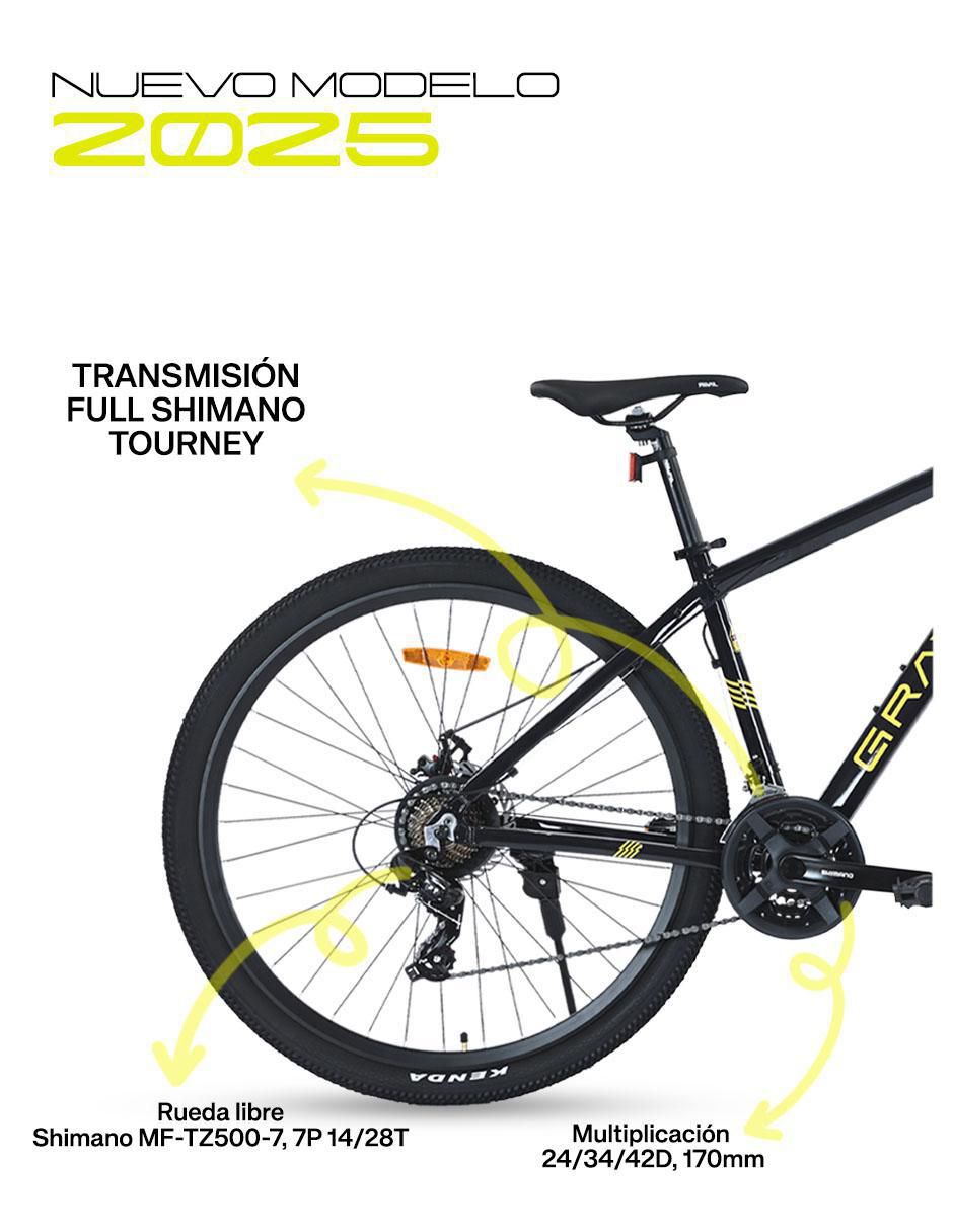 Bicicleta de montaña rodada 29 Everest R29 15¨ unisex 3